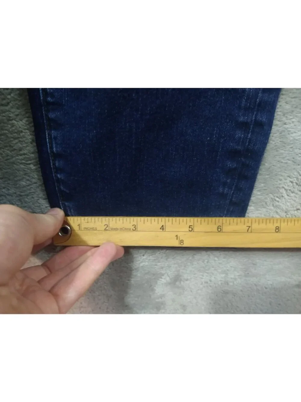 American Eagle Jeans Mens 36x32 Blue Denim Athletic Airflex Stretch Dark Wash - Picture 6 of 10